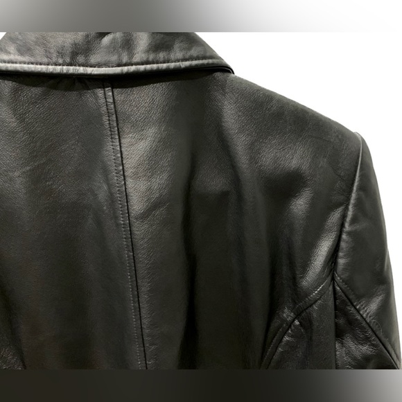 Jacqueline Ferrar Black Leather Jacket - Picture 4 of 10